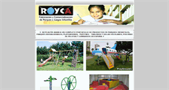 Desktop Screenshot of distribucionesroyca.com